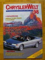 Chrysler Welt 98,Ausg.3 Stratus Cabrio, Grand Cherokee Limited L