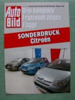 Auto Bild 50/2004 Citroen C4 HDI 110 gegen Peugeot 307 Megance 1