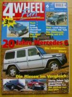 4 Wheel Fun 6/1999 20 Jahre Mercedes G, Defender 110 Td5