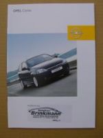 Opel Corsa C Njoy Sport GSI Prospekt Februar 2003 NEU
