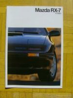 Mazda RX-7 Turbo Prospekt März 1987 Rarität NEU