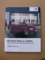BMW 118i-135i,118d-123d +M Sportpaket Cabrio E88 März 2011 NEU