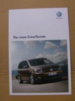 VW Cross Touran Prospekt neues Modell August 2010 NEU