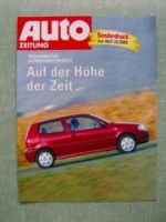 Auto Zeitung 22/2000 VW Polo 6N Vergleich Peugeot 206 Fiat Punto