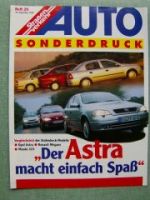 Auto Straßenverkehr 20/1998 Opel Astra B Mazda 323 Megane