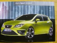 Seat Ibiza Zubehör Prospekt Februar 2009 NEU