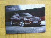 Mercedes Benz E-Klasse Limousine BR212 April 2011 NEU