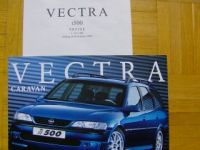 Opel Vectra i500 Caravan Januar 1998 +Preisliste