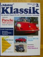Motor Klassik 2/1990 Ferrari 308GTB, Horsch 853 Voll & Ruhrbeck