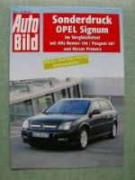 Auto Bild 11/2005 Opel Signum vs. Alfa 156 vs. Peugeot 407 vs. P