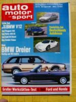 ams 18/1987 BMW 3er Touring E30,Cabrio M3,Hymertramp 155,480ES