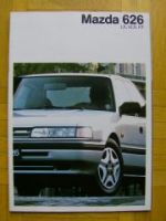 Mazda 626 LX, GLX, G T Prospekt November 1988 GD GV