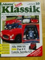 Motor Klassik 10/1987 Alfa 1900SS, Fiat 8V, Lancia Aurelia GT