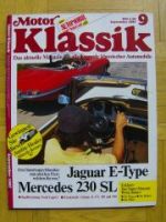 Motor Klassik 9/1987 Jaguar E-Type, Mercedes 230SL,Citroen 11CV