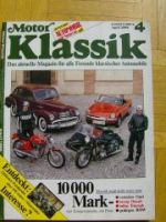 Motor Klassik 4/1986 BMW 3200CS Bertone, Lola Mk2, Mk3