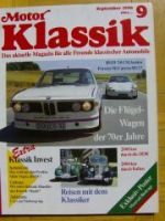 Motor Klassik 9/1990 BMW 3.0CSL E9 vs. 911 Carrera RS 2.7