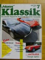 Motor Klassik 7/1990 Maserati Bora vs. Lamborghini Countach