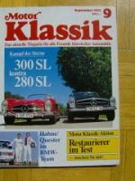 Motor Klassik 9/1991 Mercedes 300SL vs. 280SL Pagode,Ginetta G4