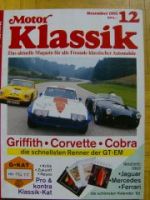 Motor Klassik 12/1991 Griffith Corvette Cobra, Alfasud,Opel Olym
