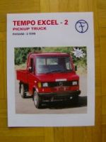 Tempo Excel 2 Pickup Truck Prospektblatt
