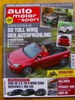 ams 6/2011 VW Golf6 Cabrio, Mini Rocketman,smar ED Forspeed