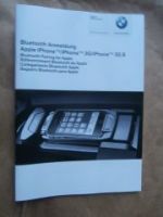 BMW Bluetooth Anmeldung Apple iPhone TM/iPhone TM 3G/iPhone 3G S Juli 2009