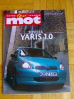 mot 7/1999 Toyota Yaris 1.0 Fahrbericht