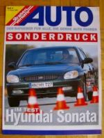 Auto Straßenverkehr 4/1999 Hyundai Sonata Test