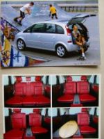 Opel Meriva FlexSpace-Sitzsystem Oktober 2003