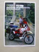 BMW Motorrad- und Fahrerausstattung Programm Februar 1990