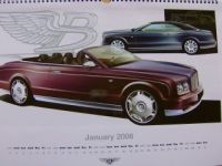 Bentley Kalender 2006 UK Continental Coupè Cabrio Azure