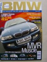 Total BMW 8/2001 M3 GT E36, CSL E9, MVR 330Ci E46,520i E28