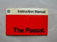 VW The Passat  Instruction Manual März 1975 Rarität Englisch