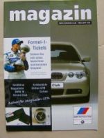 BMW M Drivers Club magazin Frühjahr 2002 X5 4.6iS E53, Mini Coop