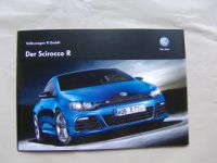 VW Scirocco R Prospekt Mai 2011 NEU