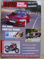 Auto Sport Fenster 7+8/2011 BMW 6er Coupè F13 Alfa MiTo, Giuliet
