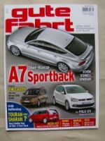 Gute Fahrt 9/2010 A7 Sportback, A8 e.2FSI,Polo GTI, Cayenne S (9