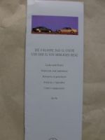 Mercedes Benz S-Klasse,CL W140,SL R129 Lacke & Polster Juni 1996