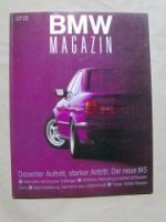 BMW Magazin 2/1992 M5 3.8 E34, 850i E31 in Texas,730i V8 E32