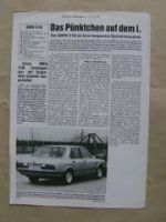 BMW 518i E28 Test Rieser Anzeiger 31.7.1985