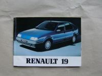 Betriebsanleitung Renault 19