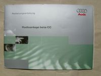 Audi Radioanlage beta CC Juli 1996