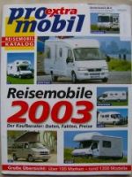 pro mobil extra Reisemobile 2003 T4, Hymer, Laika, Chausson, Con