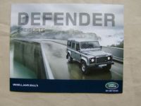 Land Rover Defender Preisliste Juni 2011 90 110 130