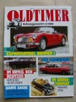 Oldtimer Magazin 2/1992 MGA, BMW 02, Panhard Dyna,Ford A