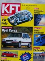 KFT 2/1991 Opel Corsa A, VW T4 Caravelle, Ford Probe