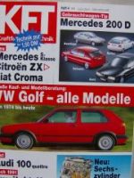 KFT 4/1991 Mercedes Benz 200D W124, Mazda 121, Audi 100 quattro
