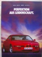 BMW 850CSi E31 Prospekt September 1992 Rarität!