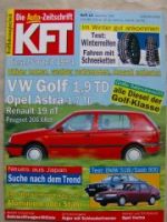 KFT 12/1993 VW Golf III 1,9TD, BMW 518i E34, Saab 900