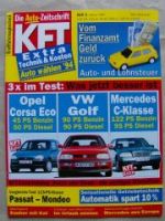 KFT 2/1994 Opel Corsa B Eco, BMW 316i vs. Audi 80 1,6E